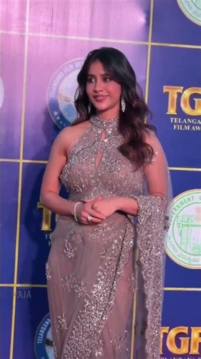 Nabha Natesh Stunning Appearance at Telangana Gaddar Film Awards 2026 🔥 Red Carpet Glam