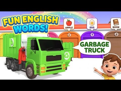 Fun Cartoon Toys Teach English Words! | Knowledge Seeds for Kids | Satisfying Video | Kidi Toylish