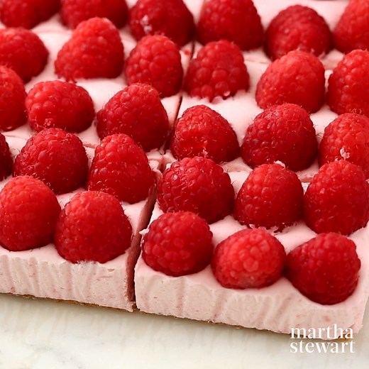 Creamy, airy mousse is pretty in pink and perfect for summer parties, but you can rely on it all season long. The dessert takes just 30 minutes to put together (and 2 hours to chill), and is absolutely foolproof. https://trib.al/6UJeUxY | Martha Stewart