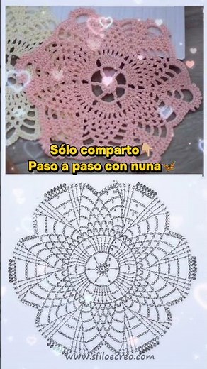 ✨ Patrón tapete crochet 🧶🦋#crochet #ganchillo #tapete #tejidosacrochet #patron