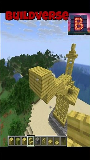 I Build a BAMBOO CRANE in Minecraft 🏗️ | Crazy Build Idea! #minecraftideas #minecraftbuilding