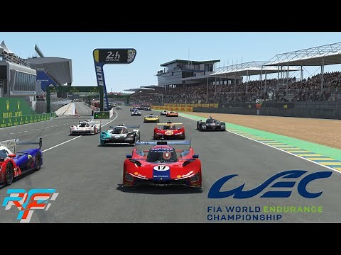 WEC 2023 Comes To rFactor 2 Thanks To Storm Gang Simulation - Ferrari 499 @ Le Mans - New Link 👇 👇