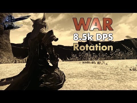 FFXIV - Warrior/WAR 8.5k DPS rotation (Patch 5.18 - Ilvl 451)