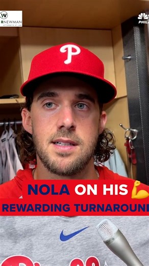 It's been a heck of a turnaround for Aaron Nola 😏