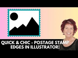 Quick and Chic: Postage Stamp Edges in Illustrator