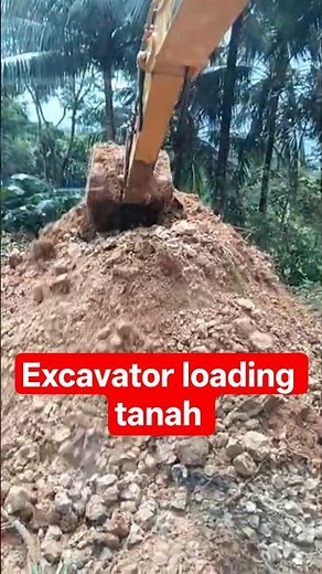 excavator loading tanah #excavator #alatberat #videoalatberatyt #excavatormini