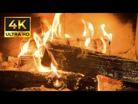 Real Fireplace Sounds 🔥 4K HDR | Relax, Sleep, Study
