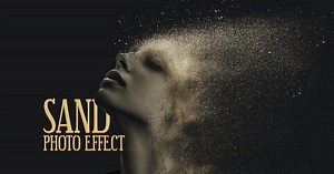 How to Create Sand Dispersion Photo Effect in Photoshop