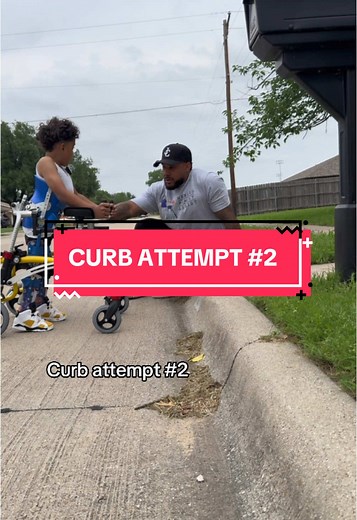 Curb Attempt #2: Bubba's Inspiring Journey with Spina Bifida