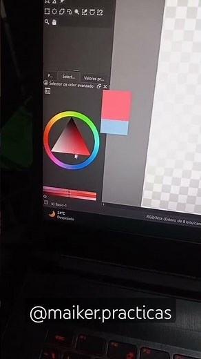 Paint over a brush using the alpha function in Krita (quickly change the color of a stroke or fill)