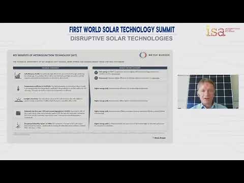 CEO Meyer Burger on next generation Heterojunction Technology (HJT) PV cell manufacturing