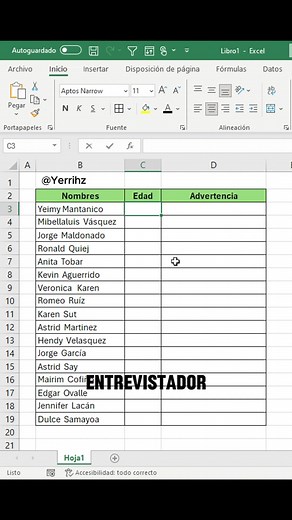 17K views · 308 reactions | Cómo hacer mensaje de error en excel, inténtalo está fácil #excel #office #tutorial | Yerrihz | Facebook