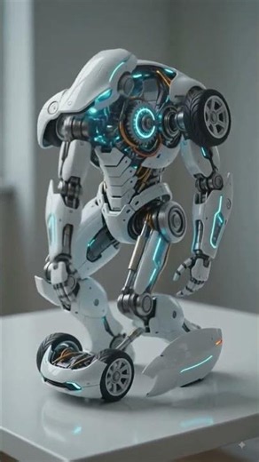 Neo Electric Concept Car → Futuristic Mech Transformation (Satisfying ASMR Build)