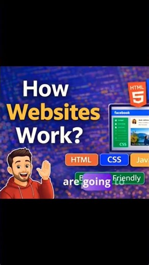 How Websites Work | HTML CSS JavaScript Explained for Beginners