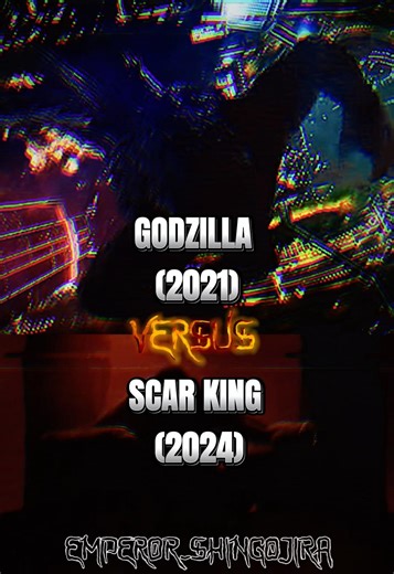 Godzilla (2021) versus scar king (2024) #battle #godzillafighting #scarking