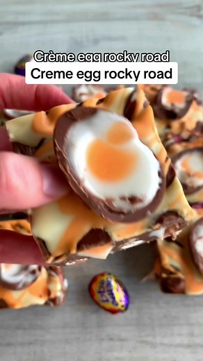 Easy Creme Egg Rocky Road Recipe for Easter