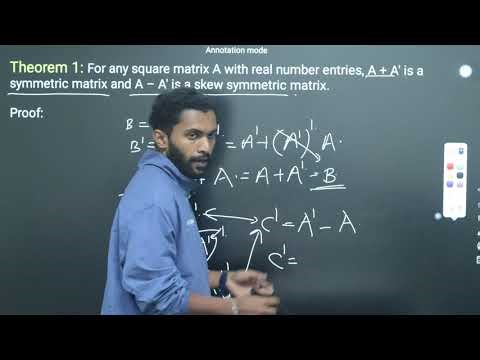 Plus Two Mathematics|🔢Symmetric & Skew Symmetric Matrices |Invertible Matrices|🎓Avodha Free Learning