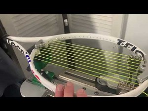 P5: Tennis Racquet/Racket Stringing using a Prince 5000 machine