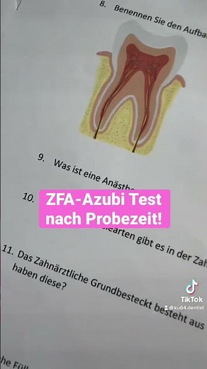 ZFA-AZUBI-VLOG TEIL 3: ZFA-Azubi Test nach den ersten 4 Monaten in der Zahnarztpraxis KU64