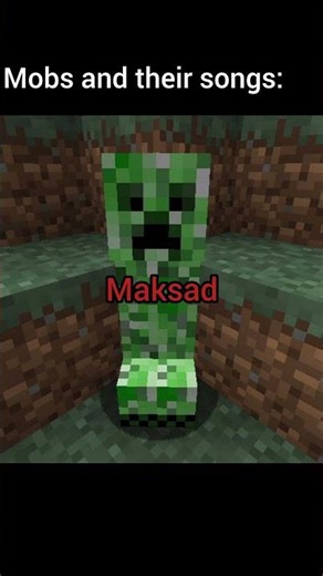 If Minecraft mobs had theme songs 🎶💀 #minecraft #viralshort #shortsfeed