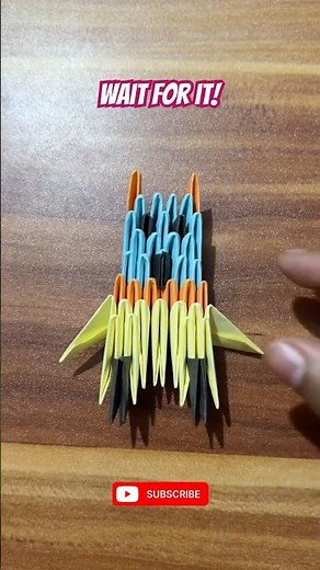 DIY Mini 3D Origami Owl!🦉✨#origami #craft #art