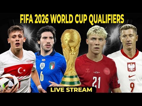 Live Fifa 2026 World Cup Qualifiers: All Four European Games!
