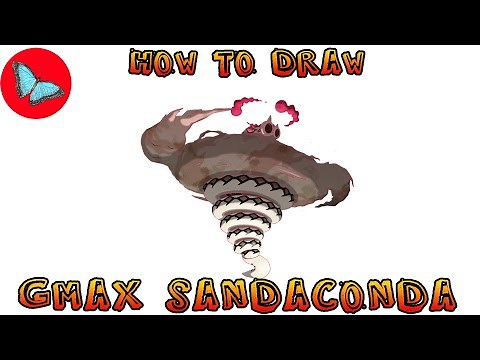 How To Draw Gigantamax Sandaconda Pokemon | Drawing Animals