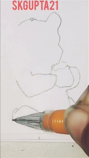 bhalu ka drawing #trendingshort