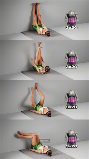 617K views · 7K reactions |  Wall Abs Workout – No Equipment Needed! Transform your core using just a wall!  3x20 each move – simple, safe, and super effective. Perfect for home workouts. Try it and feel the burn!  #demic #wallworkout #coretraining #homeabs | DEMIC | Facebook