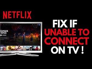 How to Fix if Netflix says "Unable to Connect" on Android TV !