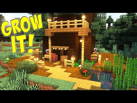 Grow Your House in Minecraft - Don't Built It! Easy Tutorial