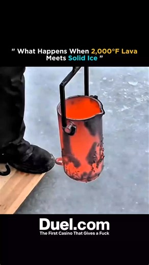 Culture Cortex 🍿 | When 2,000°F (about 1,093°C) lava meets solid ice, an intense and dramatic reaction takes place. The extreme heat from the lava instantly... | Instagram