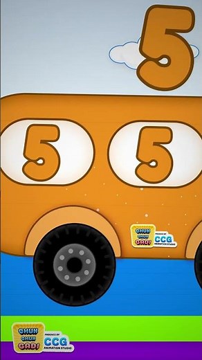 10 Little Buses 🚌 Learn Numbers 1–10 for babies