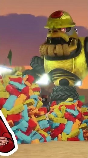 Crushzilla Ramps Up the Competition Against the Hot Wheels Monster Trucks! #shorts