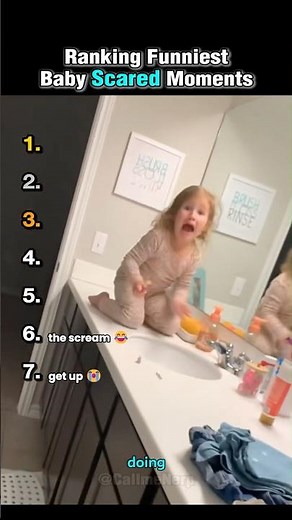 Ranking Funniest Baby Scared Moments 👶😱