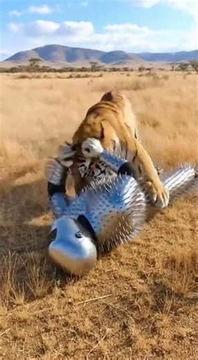 What Happens When a Tiger Attacks a Spiked Suit?#Tiger#TigerAttack#WildlifeCinematic#ExtremeTest