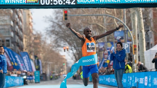 Jacob Kiplimo sets new half marathon record, finishes in under 57 minutes