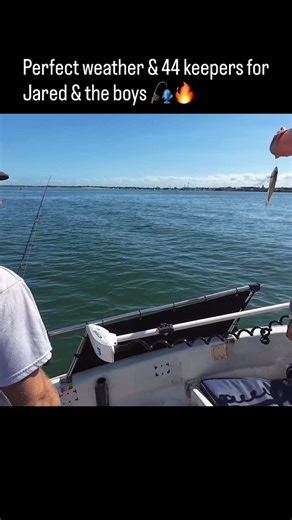 Perfect weather today and 44 keepers for Jared and the boys! 🎣🔥 | Gold Coast River Fishing Charters