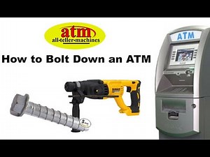 How to Bolt Down an ATM -First Person View!