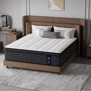 Queen Mattress, 10 Inch Queen Size Mattress in a Box with Memory Foam Hybrid, Individual Pocket Spring for Provide Support and Improve Sleep,Medium Firm