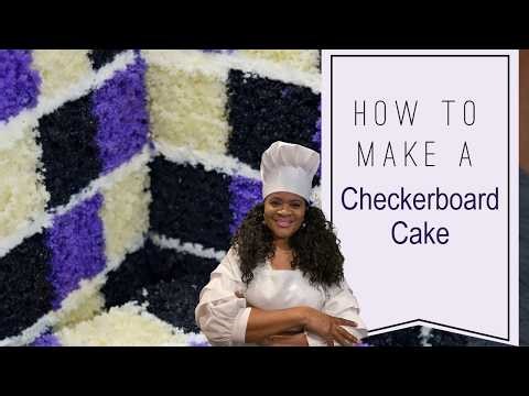 How To Make A checkerboard cake | Easy checkerboard cake #fyp #easy #foryou #subscribe #diy