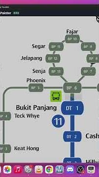 Changing the MRT map based on your comments Day 7. #mrt #smrt #singapore #map
