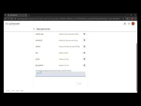 Creating Gmail App Password for Email Sending