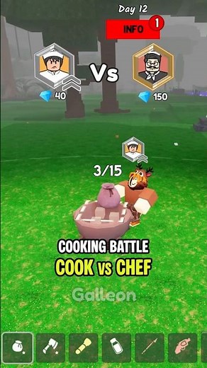 Cook vs Chef Cooking Battle👨‍🍳🍽️ - Which Class Can Cook FASTER?! | 99 Nights in the Forest