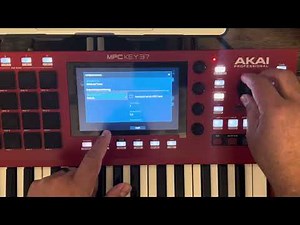 MPC Key 37 Keyboard Control setting midi out