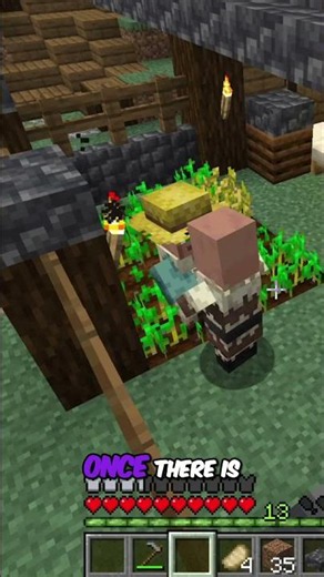 Minecraft Villagers Breeding FAST! Use THIS Bread Trick! #shorts