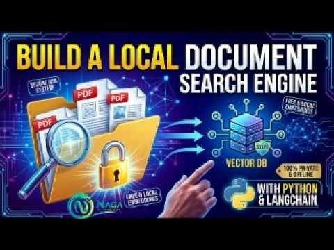 Build a Private Local Document Search Engine Using Python (Full Tutorial) | Python project