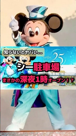 ディズニーシー25周年の駐車場事情。初心者攻略。#ディズニー #ディズニーシー ＃駐車場#初心者攻略