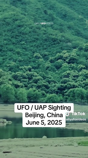 UFO / UAP sighting in Beijing, China on June 5, 2025. “Due to personal reasons of the witness, I am unable to disclose related information, but the witness testimony can be shared: On June 5th, around 7 PM, I was walking and taking photos of the scenery on the shallow area of Shayukou Reservoir. At first, I saw a metallic spherical object flying eastward above the water surface from the west side of the reservoir. At that time, it seemed to hover occasionally before continuing to fly, and it dis
