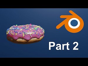 How to make a Donut in Blender like Blender Guru - Part 2 [ Blender Tutorial for Beginners]
